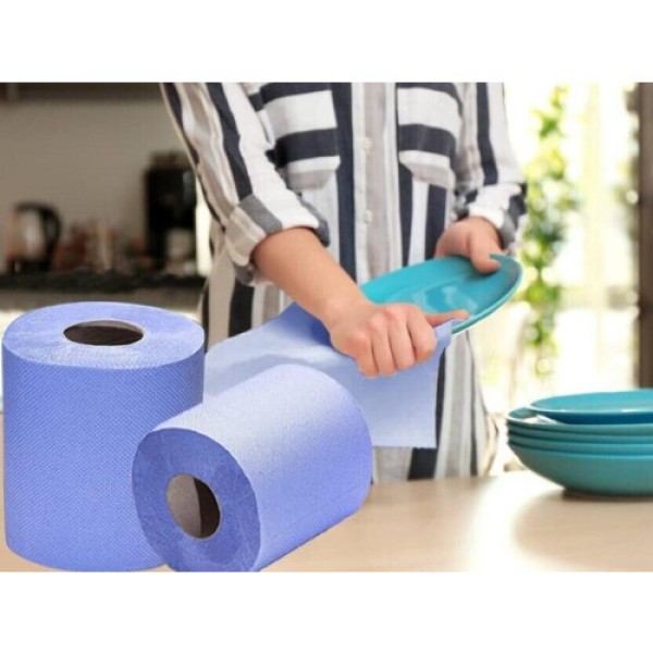 Blue center pull-out hand towels, 1 x 6 rolls